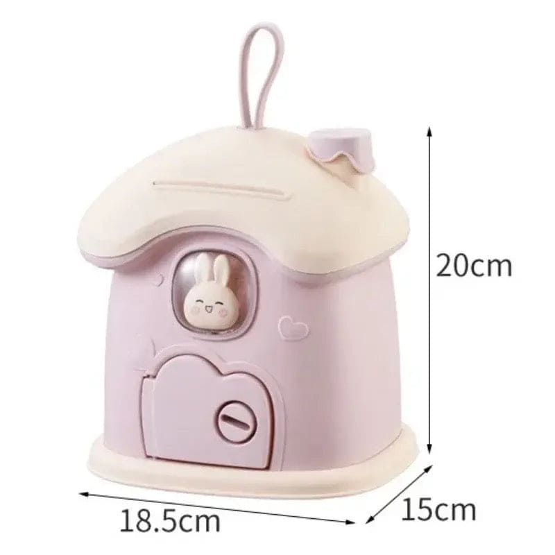Mushroom Money Banking Toy, Kid Money Saving Box, Banks Coin Box With Lock Key, Multipurpose Treasure Chest Box, Children Lockable Coin Box, Paper Note And Coin Saving Box Mushroom Money Banking Toy, Kid Money Saving Box, Banks Coin Box With Lock Key, Multipurpose Treasure Chest Box, Children Lockable Coin Box, Paper Note And Coin Saving Box